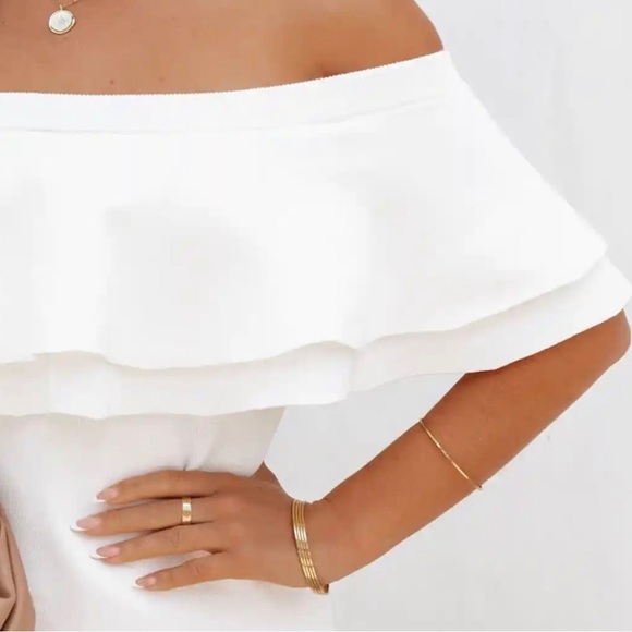 Vici Perla Off Shoulder Knit Bodycon Dress NWT - Picture 3 of 5